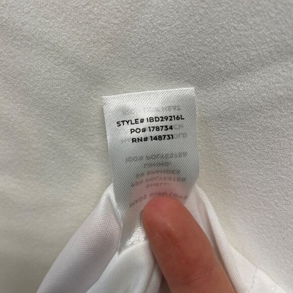 Lulus Womens Exceptional Romance White Off the Shoulder Mermaid Maxi Dress M - Picture 7 of 10